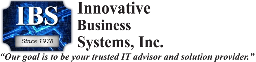 Innovative Business Systems Logo Large with logo and text with no background